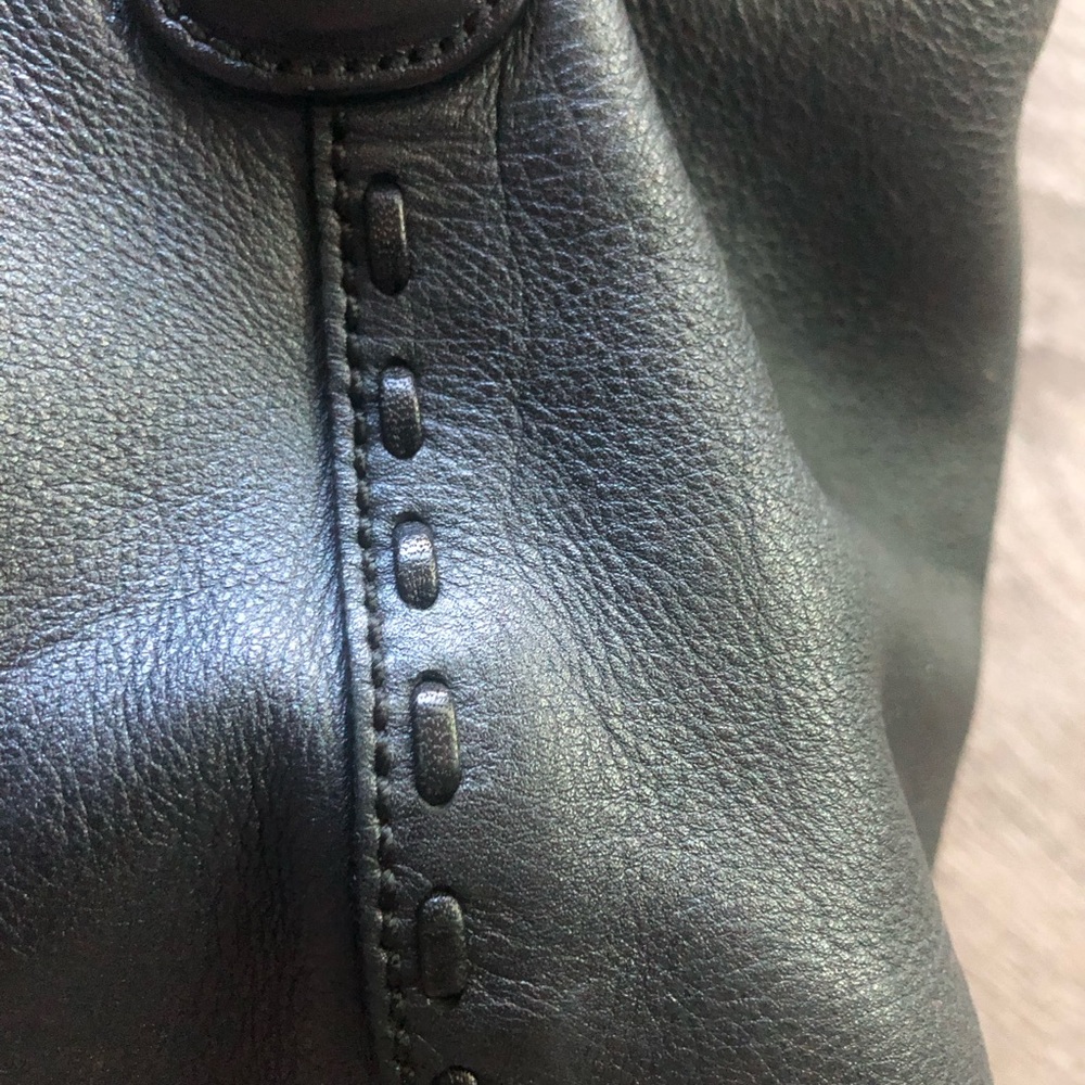 Salvatore Ferragamo Gancini Metal Fittings Leather Tote Bag. - Picture 5 of 16